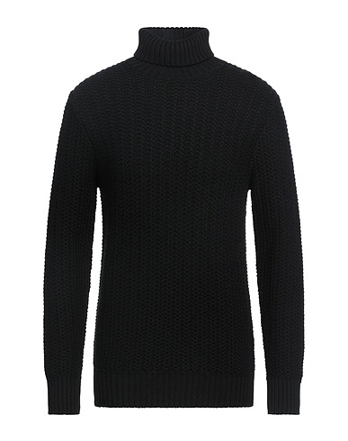 CIRCOLO 1901 Turtleneck Black 100% Virgin Wool