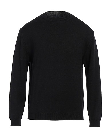 DANIELE FIESOLI Jumper Black 100% Merino Wool