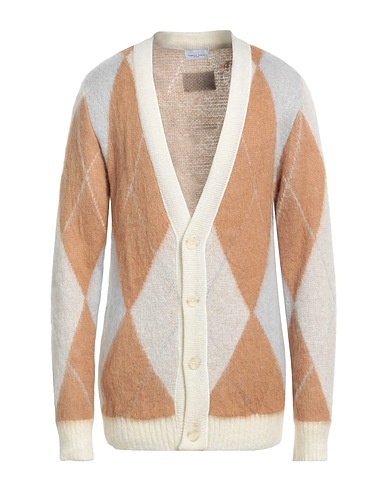 FAMILY FIRST  Milano Cardigan Cammello 50% Lana mohair, 30% Poliammide, 20% Acrilico