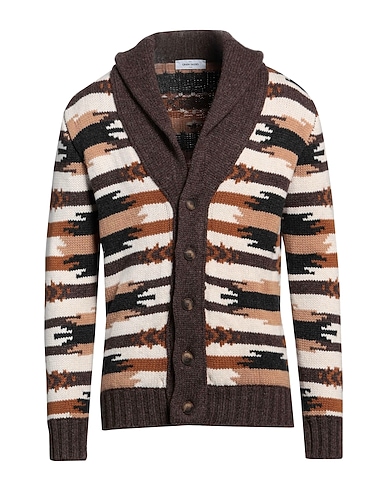 GRAN SASSO Cardigan Testa di moro 100% Lana Vergine