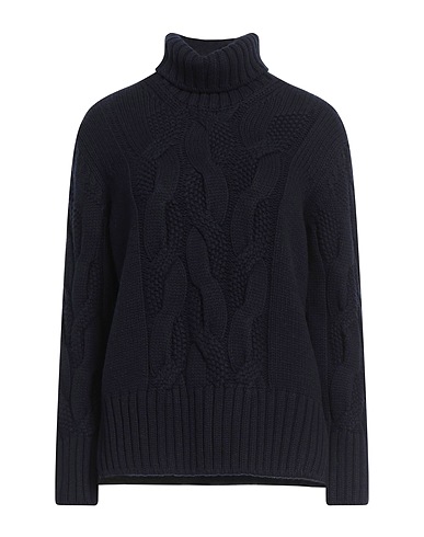 GRAN SASSO Polo neck Midnight blue 70% Virgin Wool, 20% Viscose, 10% Cashmere