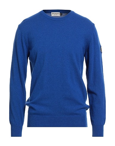 ROŸ ROGER'S Jumper Bright blue 45% Wool, 25% Polyamide, 25% Viscose, 5% Cashmere