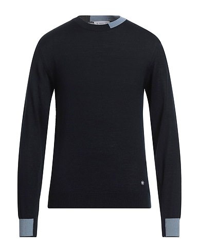 MANUEL RITZ Jumper Midnight blue 50% Wool, 50% Acrylic