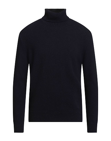 RETOIS Polo neck Midnight blue 100% Merino Wool