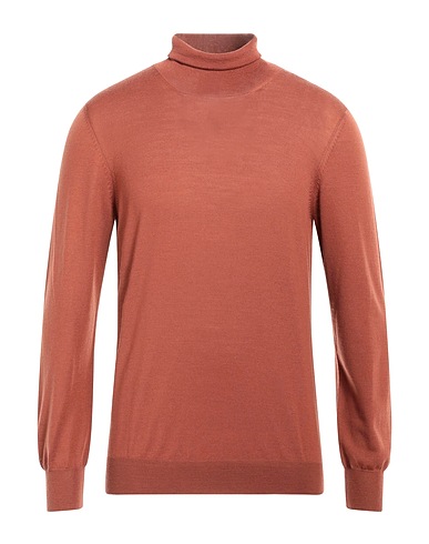 LARDINI Turtleneck Brown 100% Wool