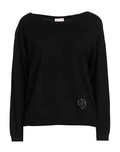 LIU •JO Jumper Black 80% Viscose, 20% Polyamide