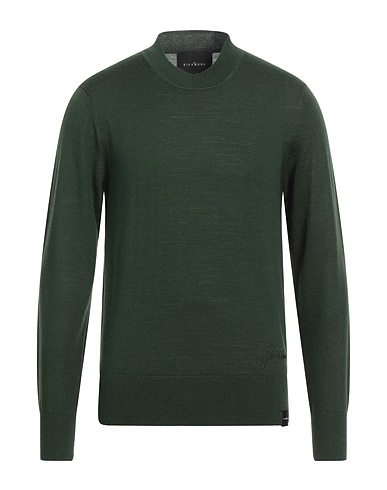 JOHN RICHMOND Sweater Dark green 50% Wool, 50% Acrylic