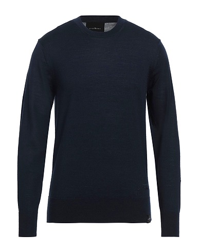 JOHN RICHMOND Jumper Midnight blue 50% Wool, 50% Acrylic