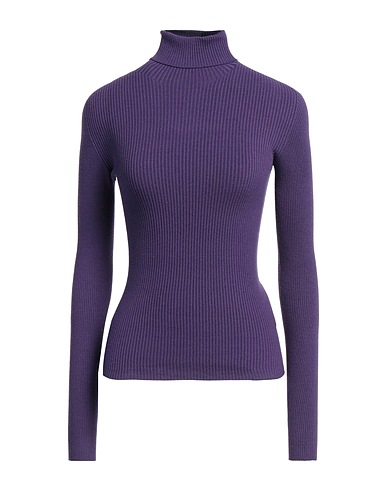 ATTIC AND BARN Turtleneck Purple 68% Viscose, 32% Polyester