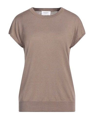 SNOBBY SHEEP Pullover Khaki 55% Seta, 45% Cachemire