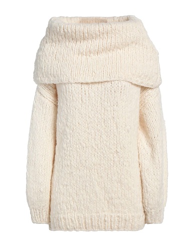 SNOBBY SHEEP Polo neck Cream 82% Wool, 12% Silk, 6% Cashmere