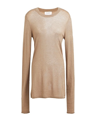 SNOBBY SHEEP Pullover Khaki 55% Seta, 45% Cachemire