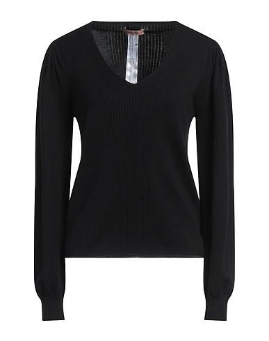 TWINSET Πουλόβερ Μαύρο 72% Βισκόζη, 28% Πολυεστέρας