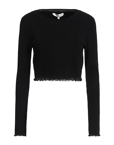 LOVESHACKFANCY Jumper Black 83% Viscose, 17% Polyester, Recycled nylon