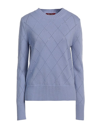 MAX MARA STUDIO Jumper Light blue 80% Wool, 20% Cashmere