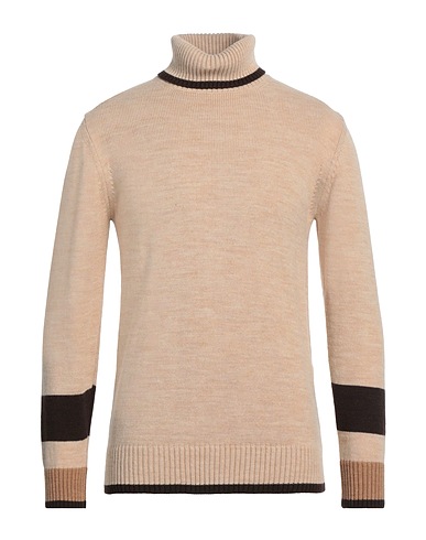 OUT/FIT Polo neck Beige 80% Acrylic, 10% Wool, 5% Alpaca wool, 5% Viscose