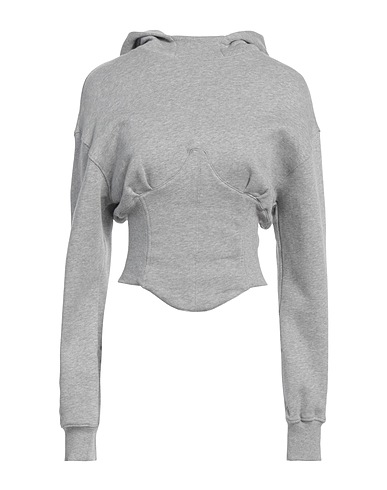 CHIARA FERRAGNI Sweatshirt GRIGIO 100% Cotton, Elastane