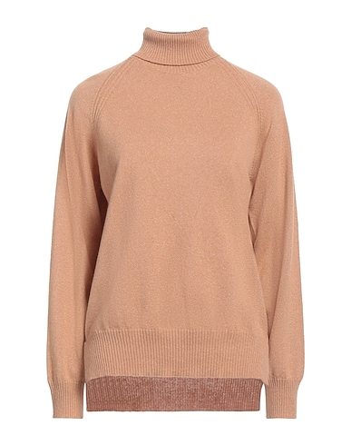 TWINSET Turtleneck Camel 77% Wool, 13% Cashmere, 10% Polyester