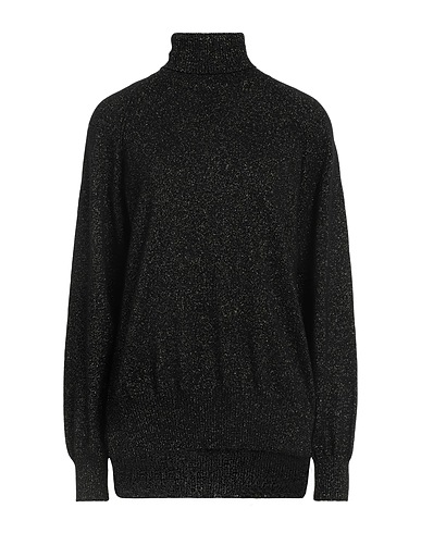 TWINSET Rollkragenpullover Schwarz 77% Wolle, 13% Kaschmir, 10% Polyester