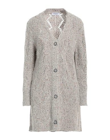 GRAN SASSO Strickjacke Hellgrau 40% Alpakawolle, 32% Viskose, 20% Polyamid, 8% Schurwolle