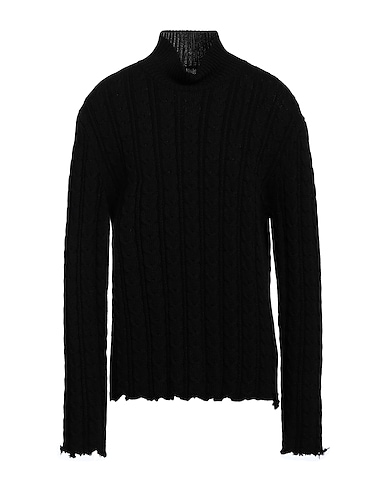 MM6 MAISON MARGIELA Turtleneck Black 50% Acetate, 50% Virgin Wool