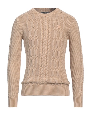 GUESS Pullover Sabbia 35% Cotone, 35% Modal, 30% Poliammide