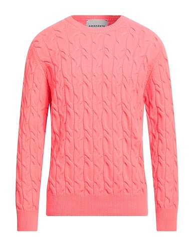 AMARANTO Sweater Coral 90% Wool, 10% Cashmere