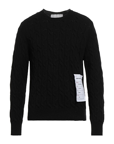 AMARANTO Jumper Black 90% Wool, 10% Cashmere
