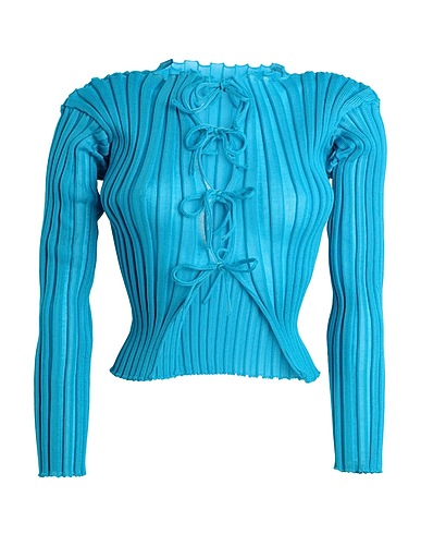A. ROEGE HOVE Cardigan Azure 50% Nylon, 50% Cotton