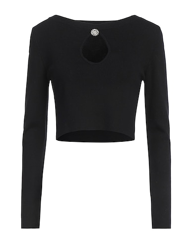 LIU •JO Pullover Nero 80% Viscosa, 20% Poliammide
