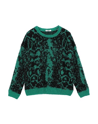 LIU •JO Jumper Emerald green 46% Polyamide, 23% Acrylic, 17% Viscose, 10% Alpaca wool, 4% Polyester