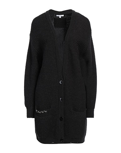 PATRIZIA PEPE Strickjacke Schwarz 70% Acryl, 20% Wolle, 5% Polyester, 5% Alpakawolle, Zamaklegierung