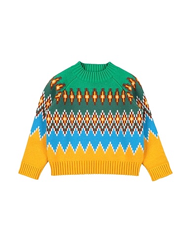 STELLA McCARTNEY KIDS Jumper Green 95% Cotton, 5% Wool