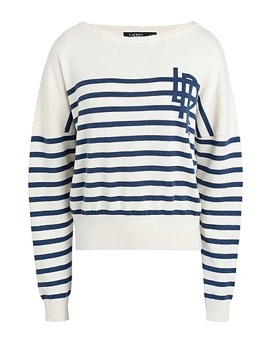 LAUREN RALPH LAUREN Jumper Cream 100% Cotton