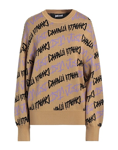 JUST CAVALLI Jumper Camel 50% Acrylic, 50% Wool