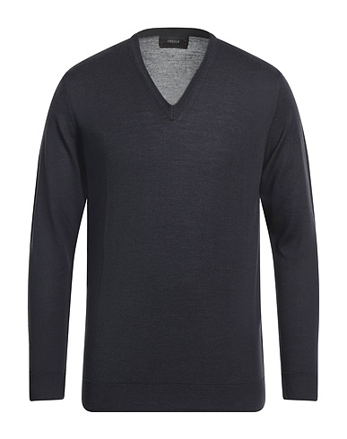 RETOIS Jumper Charcoal 100% Merino Wool