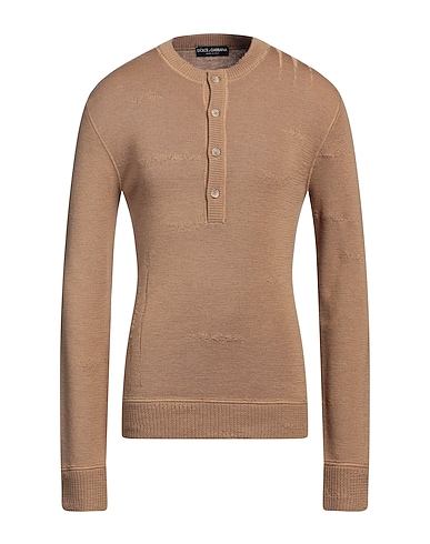 DOLCE&GABBANA Sweater CAMMELLO 100% Virgin Wool