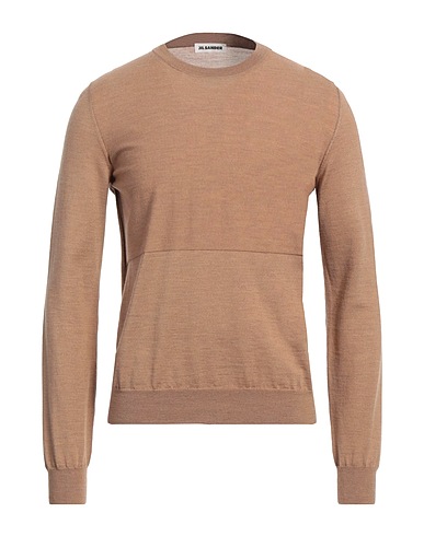 JIL SANDER Sweater Camel 100% Virgin Wool