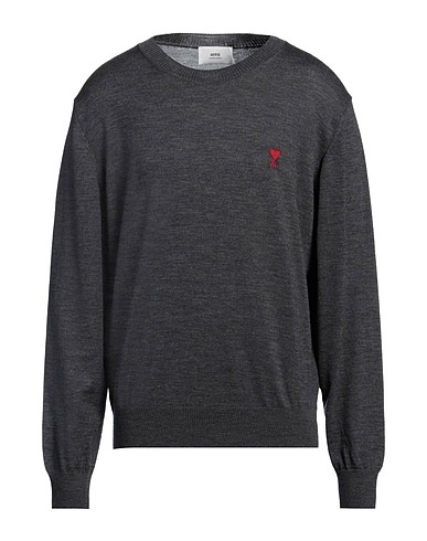AMI ALEXANDRE MATTIUSSI Pullover Blei 100% Merinowolle