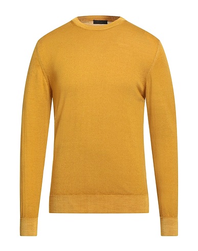 OUT/FIT Pullover Senape 100% Lana Merino