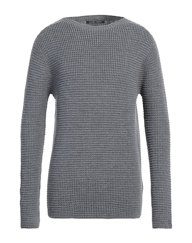 HANNES ROETHER Jumper Grey 100% Merino Wool
