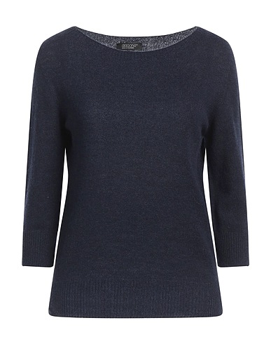 ARAGONA Maglia in Cachemire Blu notte 100% Cachemire