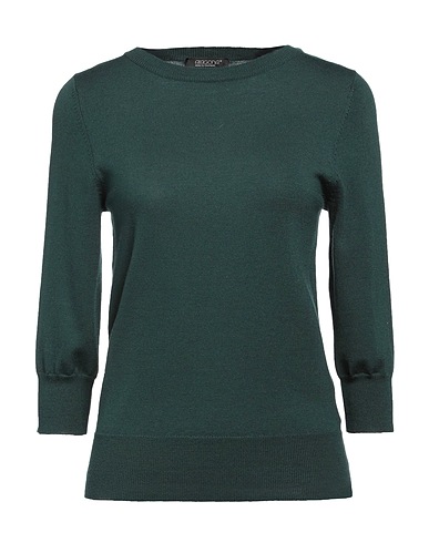 ARAGONA Pullover Dunkelgrün 100% Merinowolle