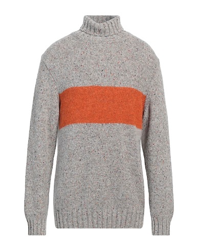GALLIA Polo neck Grey 40% Alpaca wool, 30% Viscose, 20% Polyamide, 10% Merino Wool