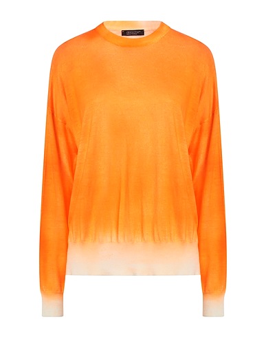 ARAGONA Jumper Orange 100% Merino Wool