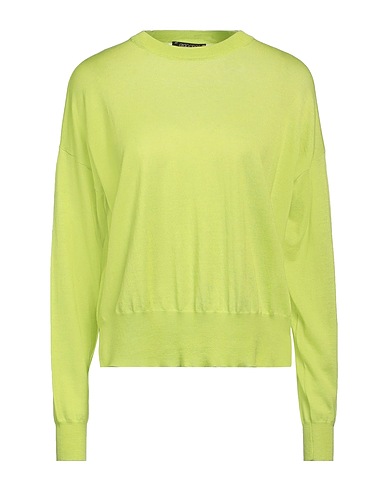 ARAGONA Pullover Limettengrün 100% Merinowolle
