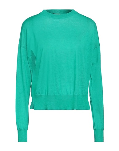ARAGONA Jumper Green 100% Merino Wool