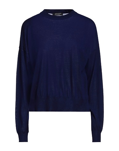 ARAGONA Pullover Marineblau 100% Merinowolle