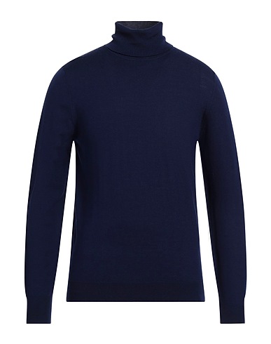 AT.P.CO Polo neck Midnight blue 100% Merino Wool