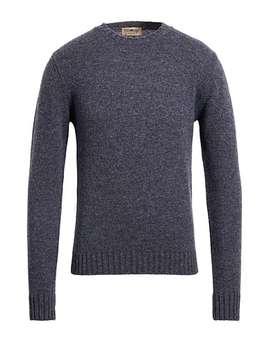 IRISH CRONE Sweater Charcoal 100% Wool